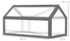 Outsunny vroege kas van hout, mini-kas 90 x 52 x 49,5 cm, Productafbeelding-voorbeeld 6