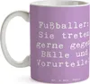 Mr. & Mrs. Panda Kaffeebecher Spruch Fußballer Vorurteile - Produktbild-Vorschau 3