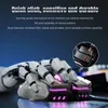 A robotic hand is shown interacting with a gaming mouse. Produktbild-Vorschau
