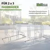 Fahrradständer für 6 Fahrräder höhenversetzt 210 x 75,5 cm Produktbild-Vorschau 4