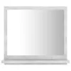 A mirror with a shelf, presented against a white background. Produktbild-Vorschau