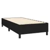 vidaXL Boxspringbett mit Matratze Schwarz 100x200 cm Stoff Produktbild-Vorschau 5
