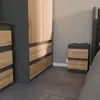 Nachttisch „HIT“ 2S 30 cm Mattgrau / Wotan Eiche Produktbild-Vorschau 5
