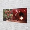 Glasbilder 140x70 Wandkunst Flitter Weihnachtsbaumg Produktbild-Vorschau 2