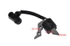 A close-up studio shot of a lawnmower ignition coil. Anteprima dell’immagine prodotto
