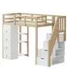 Flieks Etagenbett 90x200cm mit Schubladen, Hochbett Produktbild-Vorschau 9