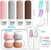 18-teiliges Reise-Flaschen Set – 90ml Silikon Produktbild-Vorschau 6
