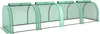 Gewächshaus - Folientunnel - 395×100×80 cm - 4 Fenster - Produktbild-Vorschau 1