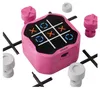 GiiKER Lernspiel Tic-Tac-Toe Bolt rosa - 3-in-1 Rätselspiel Produktbild-Vorschau 1