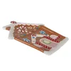 Clayre & Eef Frühstücksteller Lebkuchenhaus 20x21x2 cm Produktbild-Vorschau 2