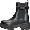 A single black boot on a white background. Voir les images du produit