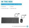 HP 150 - Tastatur-und-Maus-Set - USB - GB - Schwarz Produktbild-Vorschau 4