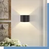 ZMH Led Wall Light Indoor & Outdoor Black Wall Lamp 04 Anteprima dell’immagine prodotto 6