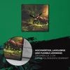 Coloray Uhr auf Leinwand 30x30 cm Wand Uhr Dekoration Produktbild-Vorschau 5