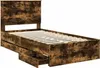 Bettrahmen Geräucherte Eiche 100 x 200 cm Ingenieurs Holz Produktbild-Vorschau 5