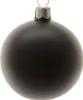 Weihnachtskugeln Glas 8cm mundgeblasen 6er Box - Schwarz Produktbild-Vorschau 1