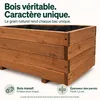 Jardinière en Bois IvoQ – 80 x 40 x 32 cm – Bois – Pour Voir les images du produit 6