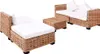vidaXL Sofagarnitur 14-tlg. Natürliches Rattan Produktbild-Vorschau 1