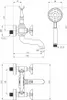 Wannenarmatur, mit Duschset, Chrom, TEMISTO-30 Produktbild-Vorschau 2