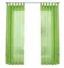 2er-Pack Gardinen Transparent Vorhang Set Wohnzimmer Voile Produktbild-Vorschau 2