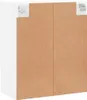 vidaXL Armoire murale blanc 60x31x70 cm Bois composite Voir les images du produit 9