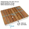 Mobile Gartendusche mit rechteckiger Holz-Plattform - Produktbild-Vorschau 8