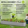 TTL GARDEN Hochbeet SPIRIT XL 320x80x45cm Silber – Metall Produktbild-Vorschau 2