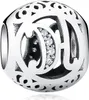 PANDACHARMS Kugel Buchstabe H Charm , 925er Sterling Produktbild-Vorschau 1
