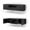 Mobile TV AURA 150 cm SAHARA nero satinato - a sospensione Anteprima dell’immagine prodotto 6