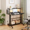 Iropro 80x60cm Stehpult Höhenverstellbar mit Steckdosen und Produktbild-Vorschau 2