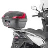 GIVI B37 BLADE Monolock bagagebox, zwart/rood, 37 liter Productafbeelding-voorbeeld 3