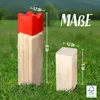 Ocean 5 Kubb, set da lancio "Krone" rosso, dimensioni 30 x Anteprima dell’immagine prodotto 4
