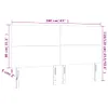 vidaXL Kopfteile 4 Stk. Schwarz 80x5x78/88 cm Samt -  Kopf- Produktbild-Vorschau 9