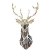 3D Spiegel Hirsch Wandtattoos Wandbilder Dreidimensionale Produktbild-Vorschau 3