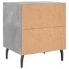 vidaXL Stolik nocny betonowy szary 40x35x47,5 cm materiał Podgląd zdjęcia produktu 9