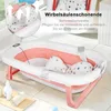Baby Badewanne Faltbar mit Thermometer und Kissen Produktbild-Vorschau 6