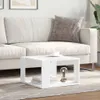 vidaXL Couchtisch Weiß 51,5 x 51,5 x 30 cm Holzwerkstoff Produktbild-Vorschau 3