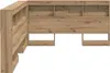 vidaXL Tête de lit de rangement, style artisanal, bois Voir les images du produit 7