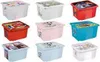 A collage of different colored storage boxes with cartoon characters on them. Náhled obrázku produktu
