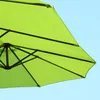 Dvojitý slnečník Sunny s ručnou kľukou zelený oválny 460 x Náhľad obrázku produktu 8