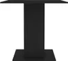 vidaXL Tavolo da pranzo nero 80x80x75 cm materiale a base Anteprima dell’immagine prodotto 4