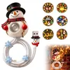 Schneemann Projektor Weihnachten, USB Weihnachtsprojektor Produktbild-Vorschau 1