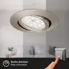 3er Set LED Einbauleuchte, Ø 8,2 cm, 3,5 W, Matt-Nickel, Produktbild-Vorschau 5