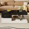 Merax Couchtisch 90x45x35,5cm mit LED, Sofatisch mit APP- Produktbild-Vorschau 2