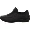 Rieker Damen Echtleder Slipper schwarz, Damen:39 EU Produktbild-Vorschau 12