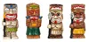 Tiki Cocktail Becher Set aus Keramik 4er Set – Farbiges Produktbild-Vorschau 1