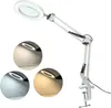 Tomshine Flexible Clamp-on Tischlampe mit 8x Lupe Produktbild-Vorschau 2