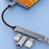 MMOBIEL Ultraflacher 4-Port USB Typ-C zu USB 3.0 Daten Hub Produktbild-Vorschau 4