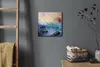 Coloray Uhr auf Leinwand 30x30 cm Wand Uhr Dekoration Produktbild-Vorschau 4