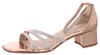 s.Oliver Damen Sandalette Sandale Strass Metallic Karree Produktbild-Vorschau 14